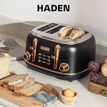 Amazon.com: HADEN Heritage 4-Slice Toaster with Extra Wide Slots